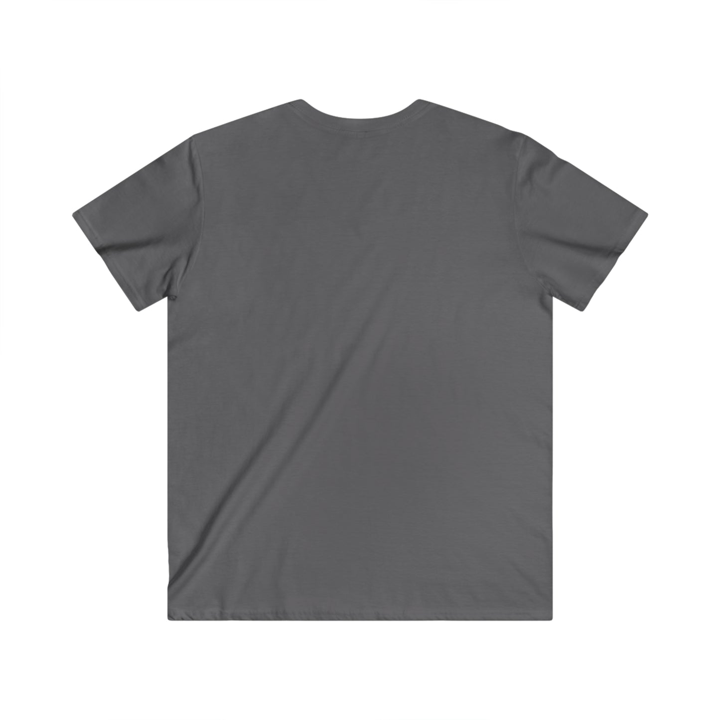 Men Fitted V-Neck Short Sleeve Tee - 'Make Love' T-Shirt