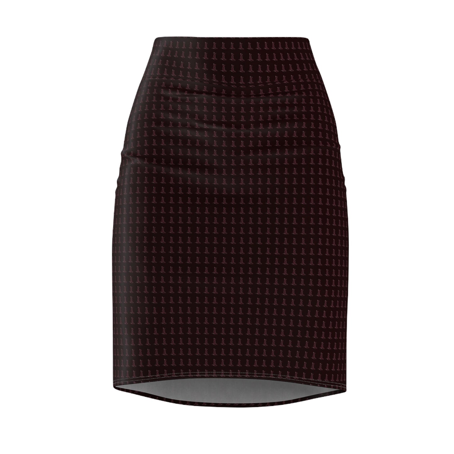 Women's Pencil Skirt (AOP) - Jip avèk Konsepsyon Nèg Mawon